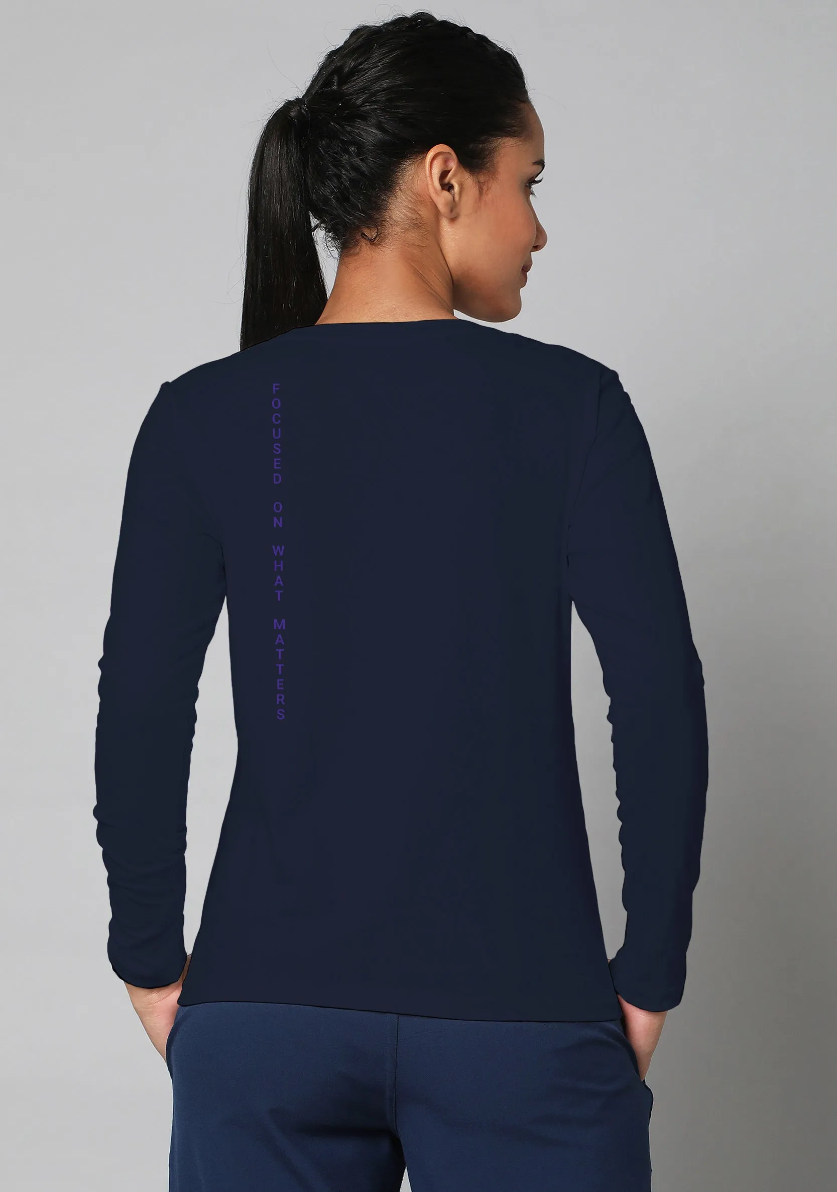 Women's Supersoft L/S (Navy Blue) Underscrub - Bundle set