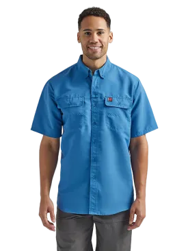 Wrangler Men's Riggs Lightweight Work Dark Blue Shirt