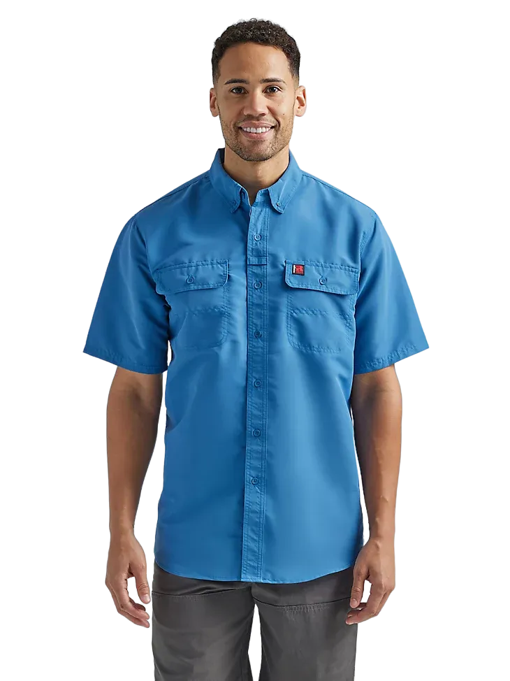 Wrangler Men's Riggs Lightweight Work Dark Blue Shirt
