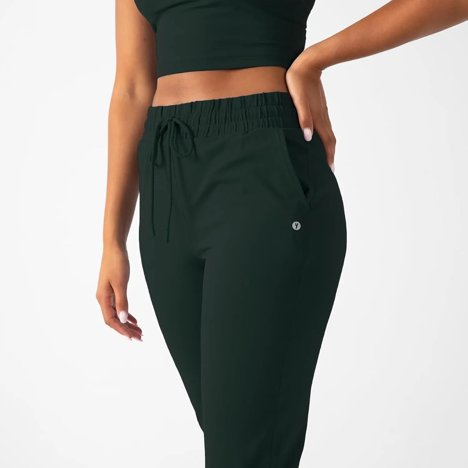 YITTY Active Women's Ultraluxe High-Waist Jogger Pant, Athleisure, Draw-String, Breathable, Pockets