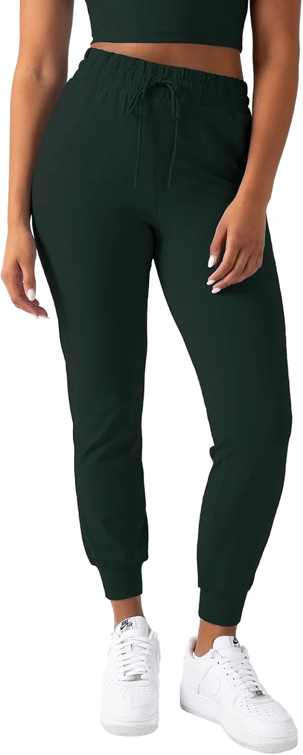 YITTY Active Women's Ultraluxe High-Waist Jogger Pant, Athleisure, Draw-String, Breathable, Pockets